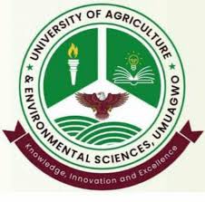 Logo of University of Agriculture and Environmental Sciences, Umuagwo
